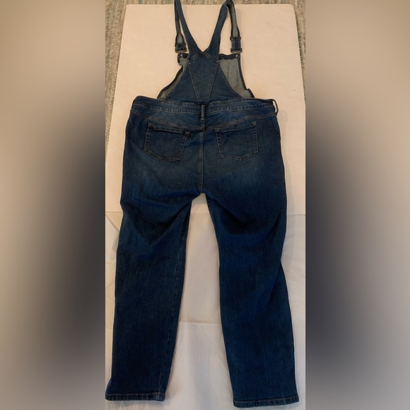 Torrid Blue Denim Distressed Women’s Overalls Size 16 - Picture 11 of 11